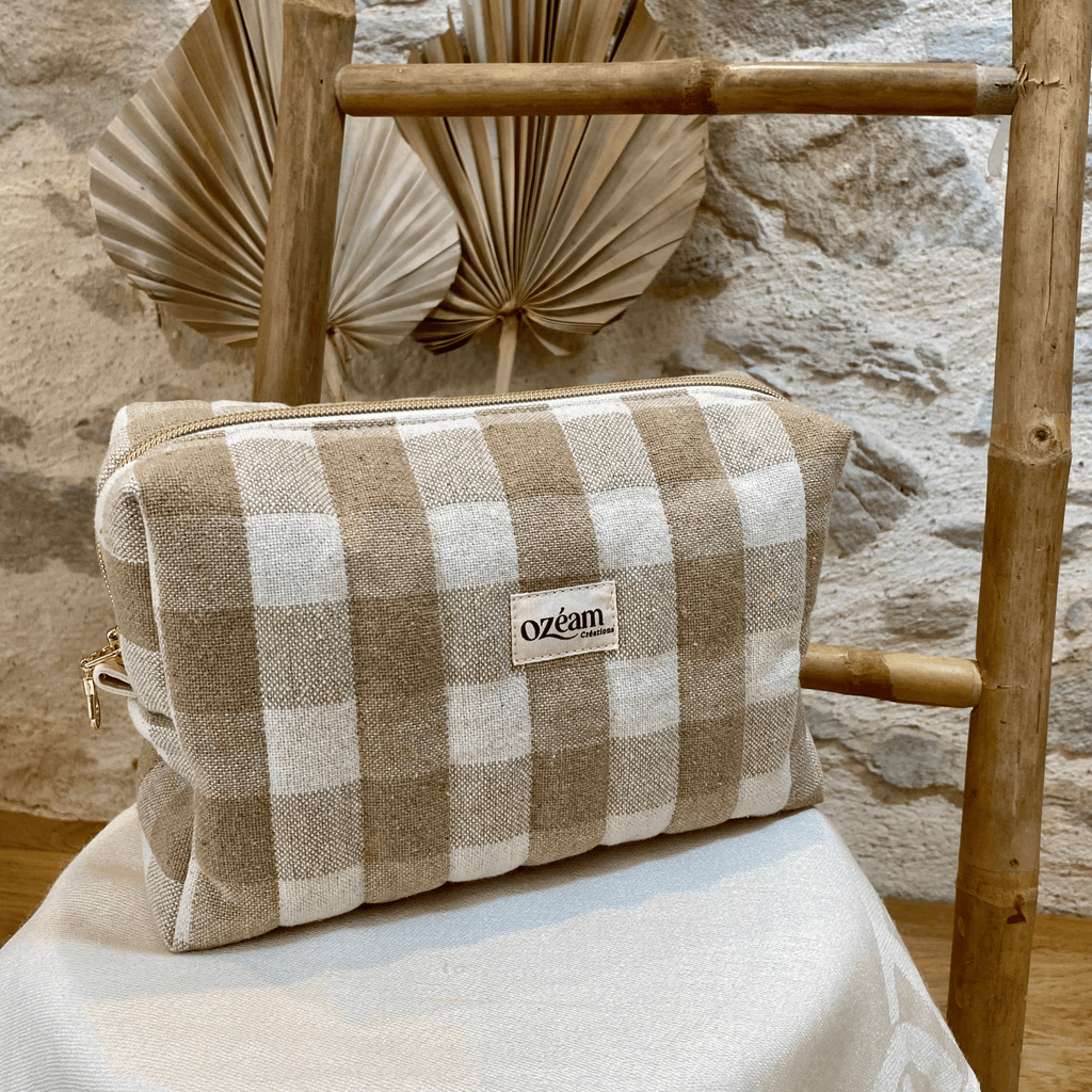 Trousse carrée - Évasion Sable