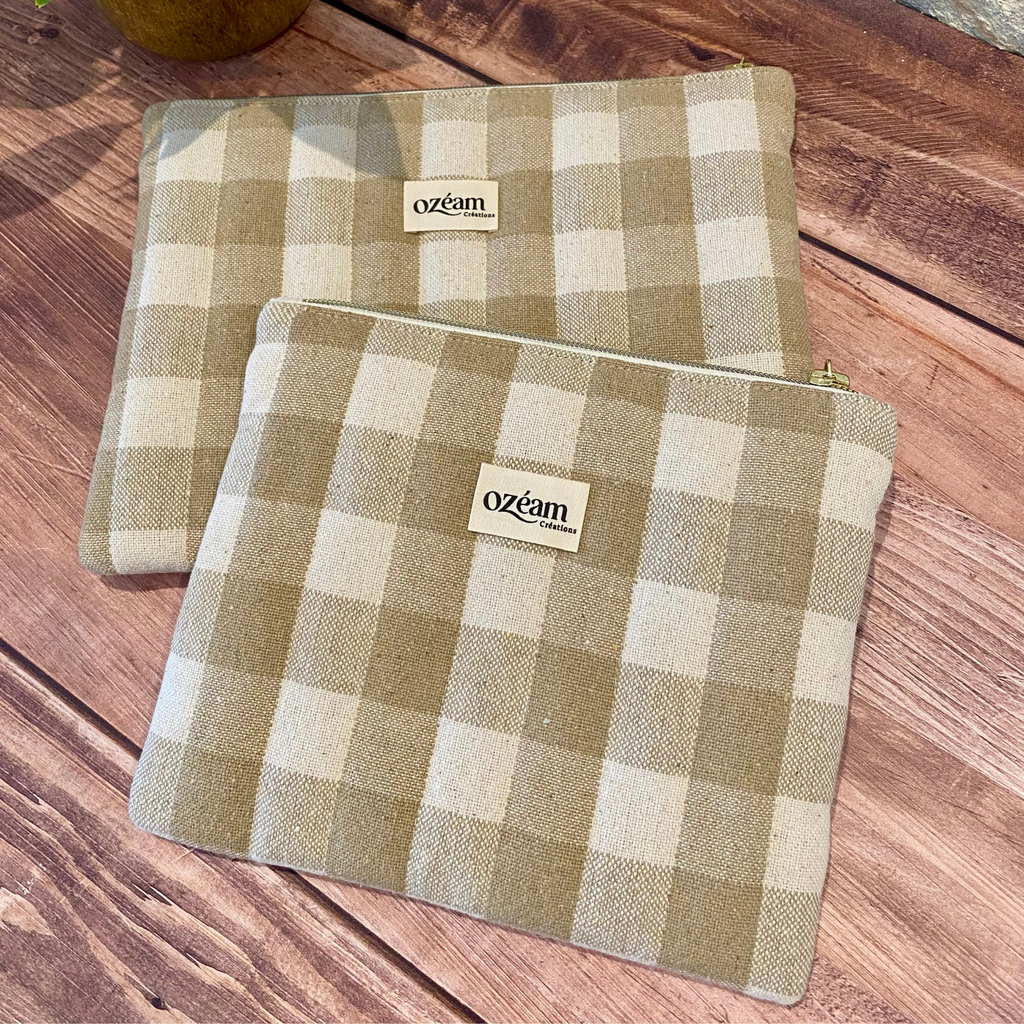 Pochette plate - Évasion Sable