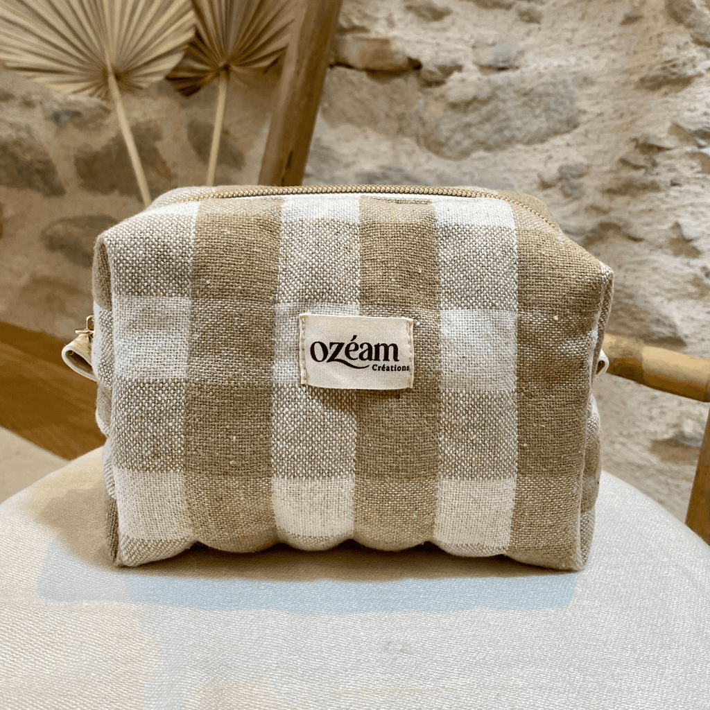 Trousse carrée - Évasion Sable