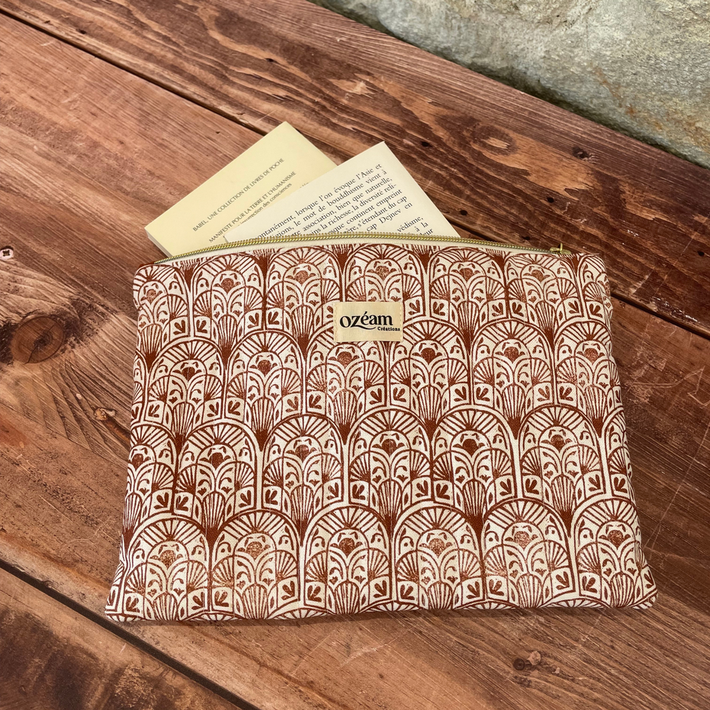 Pochette plate - Taj Mahal terracotta