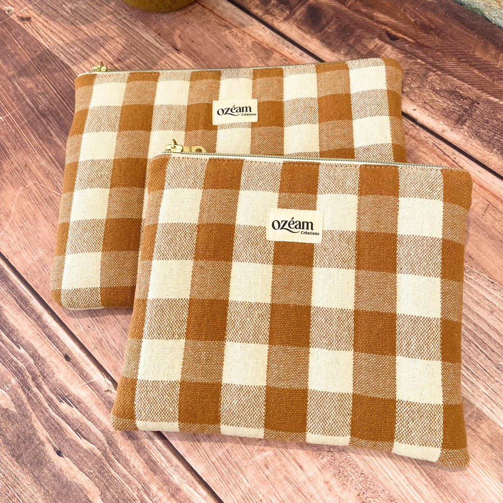 Pochette plate - Évasion Caramel