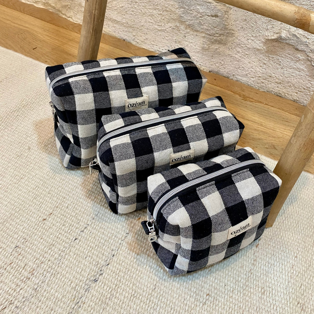 Trousse carrée - Évasion Noir