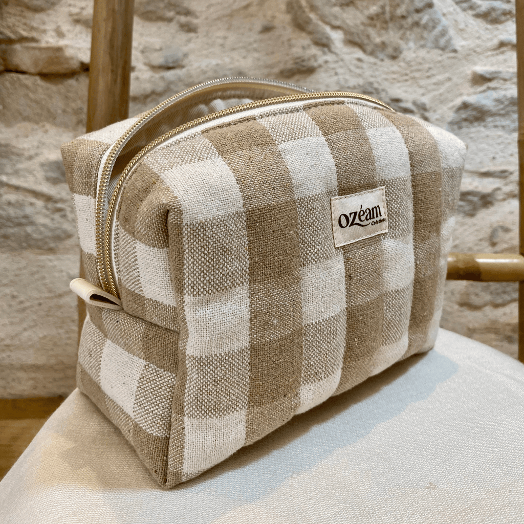 Trousse carrée - Évasion Sable