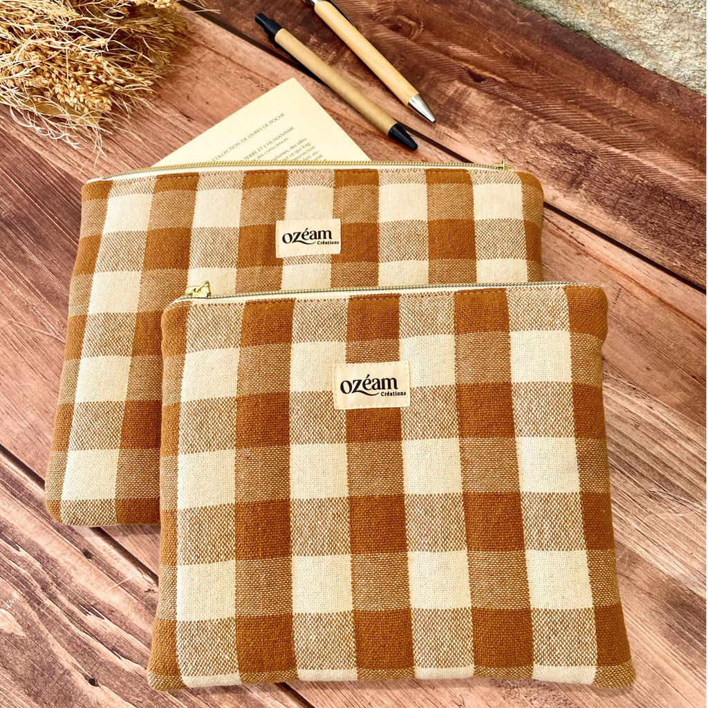 Pochette plate - Évasion Caramel
