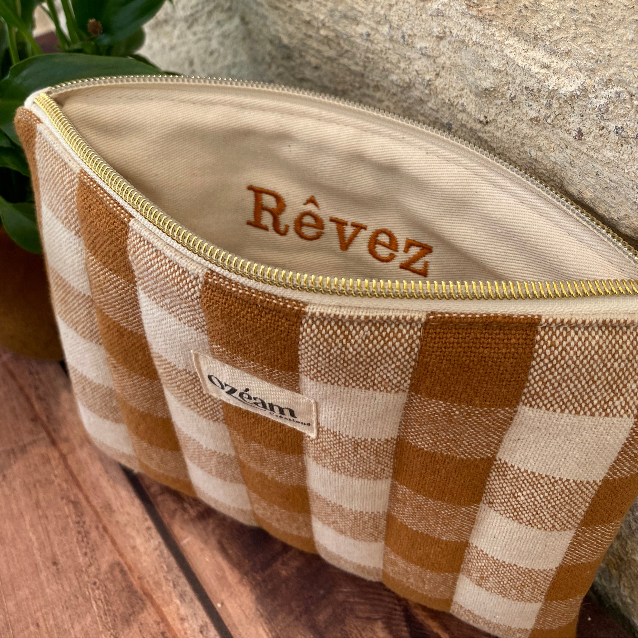Trousse carrée - personnalisée
