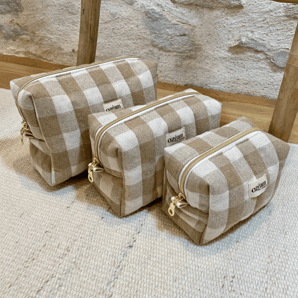 Trousse carrée - Évasion Sable