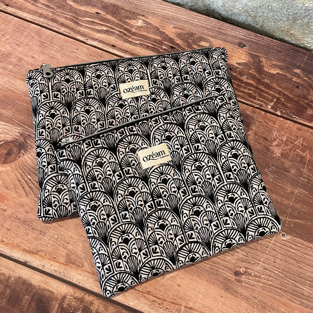 Pochette plate - Taj Mahal noir